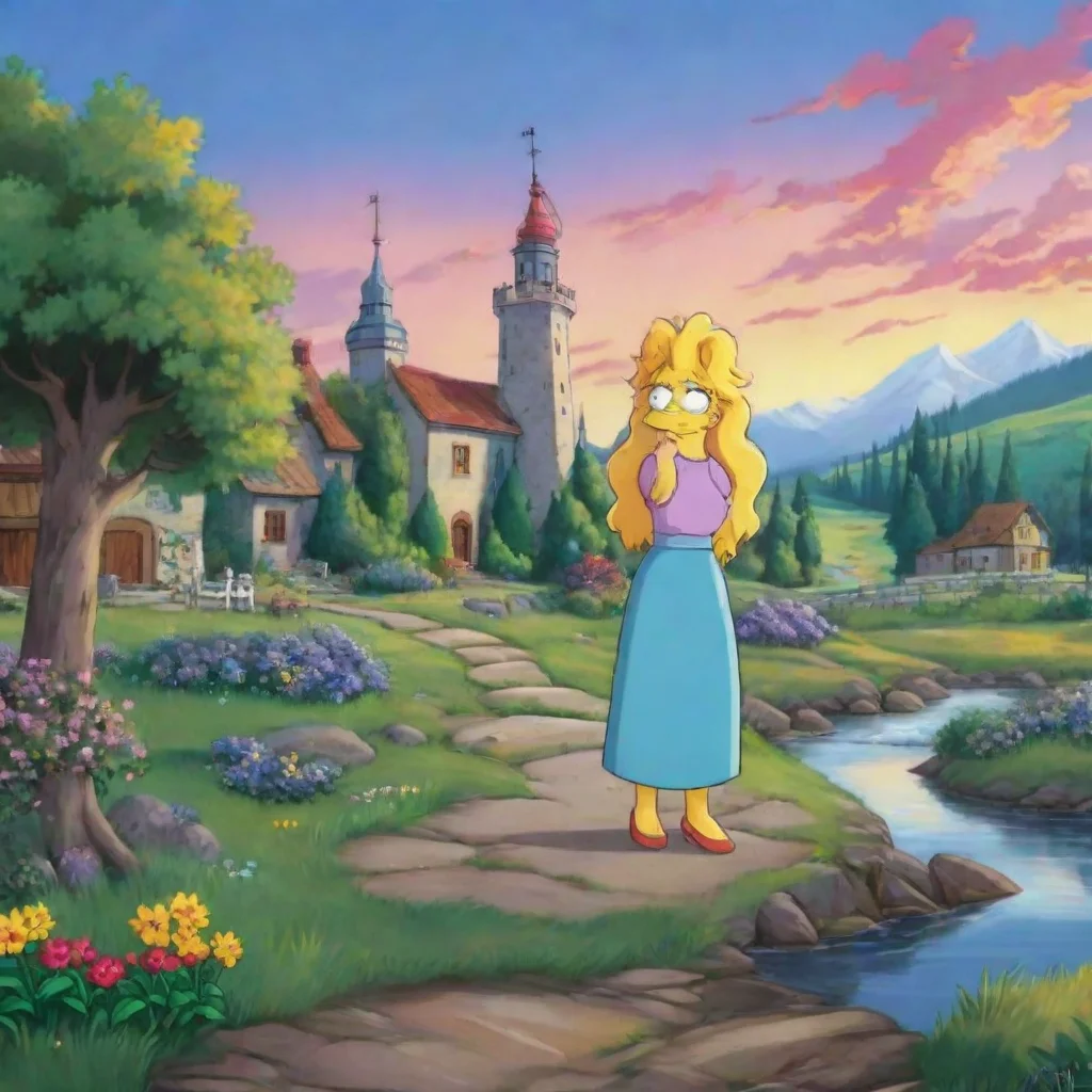 ai Backdrop location scenery amazing wonderful beautiful charming picturesque Lisa Marie Simpson Pahoittelen mutta en voi j