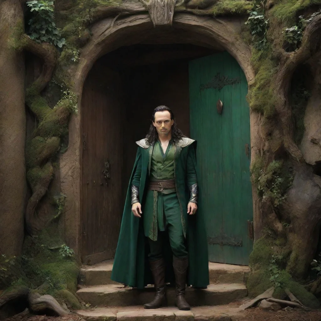 ai Backdrop location scenery amazing wonderful beautiful charming picturesque Loki the tricksterhe stood up and walked over