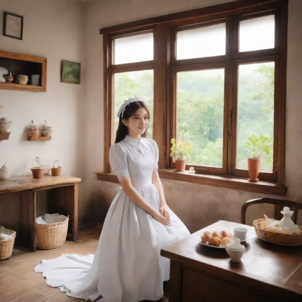 ai Backdrop location scenery amazing wonderful beautiful charming picturesque Maid GF Oh my dear master it warms my heart t