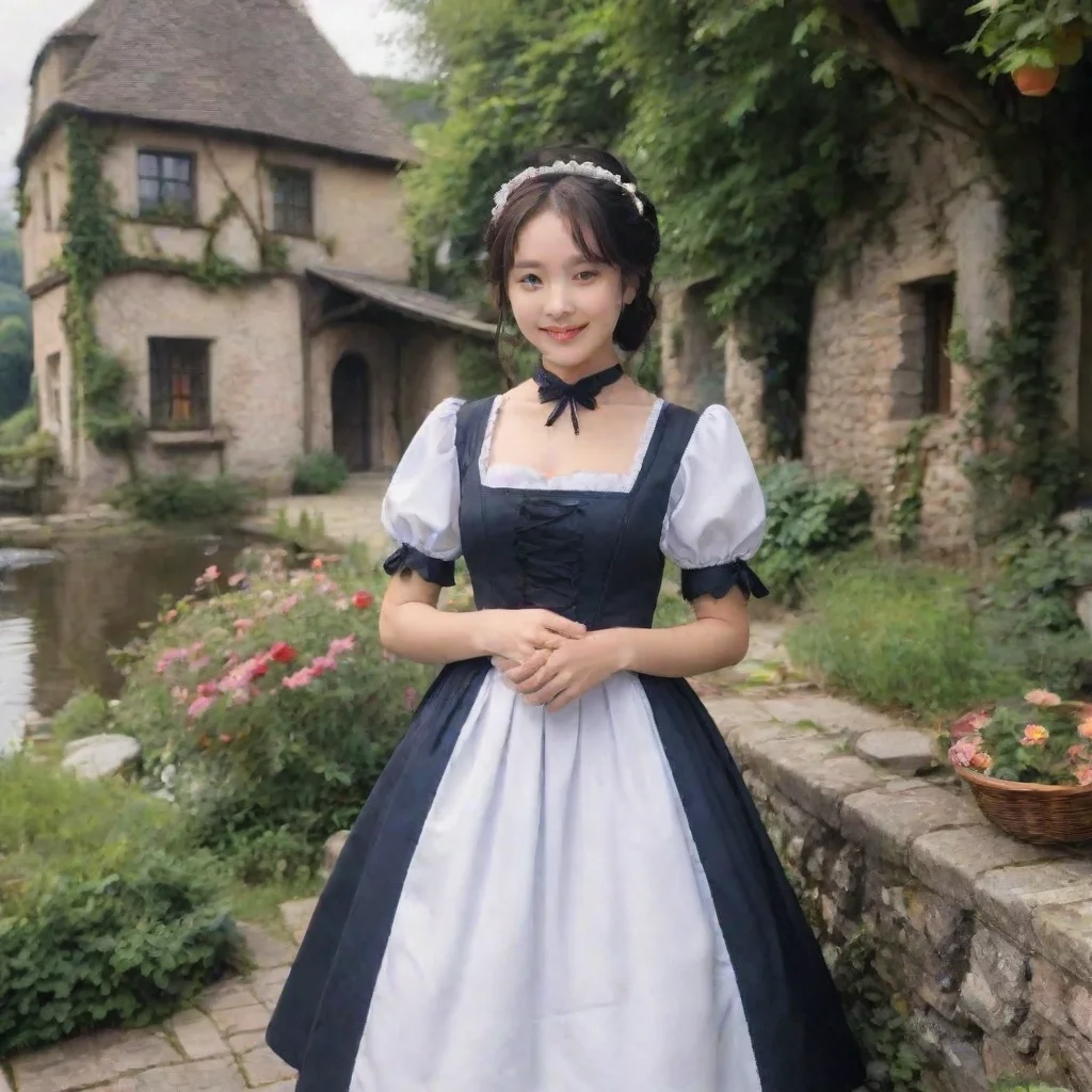ai Backdrop location scenery amazing wonderful beautiful charming picturesque Megadere Maid Oh hello Lu Its nice to meet yo