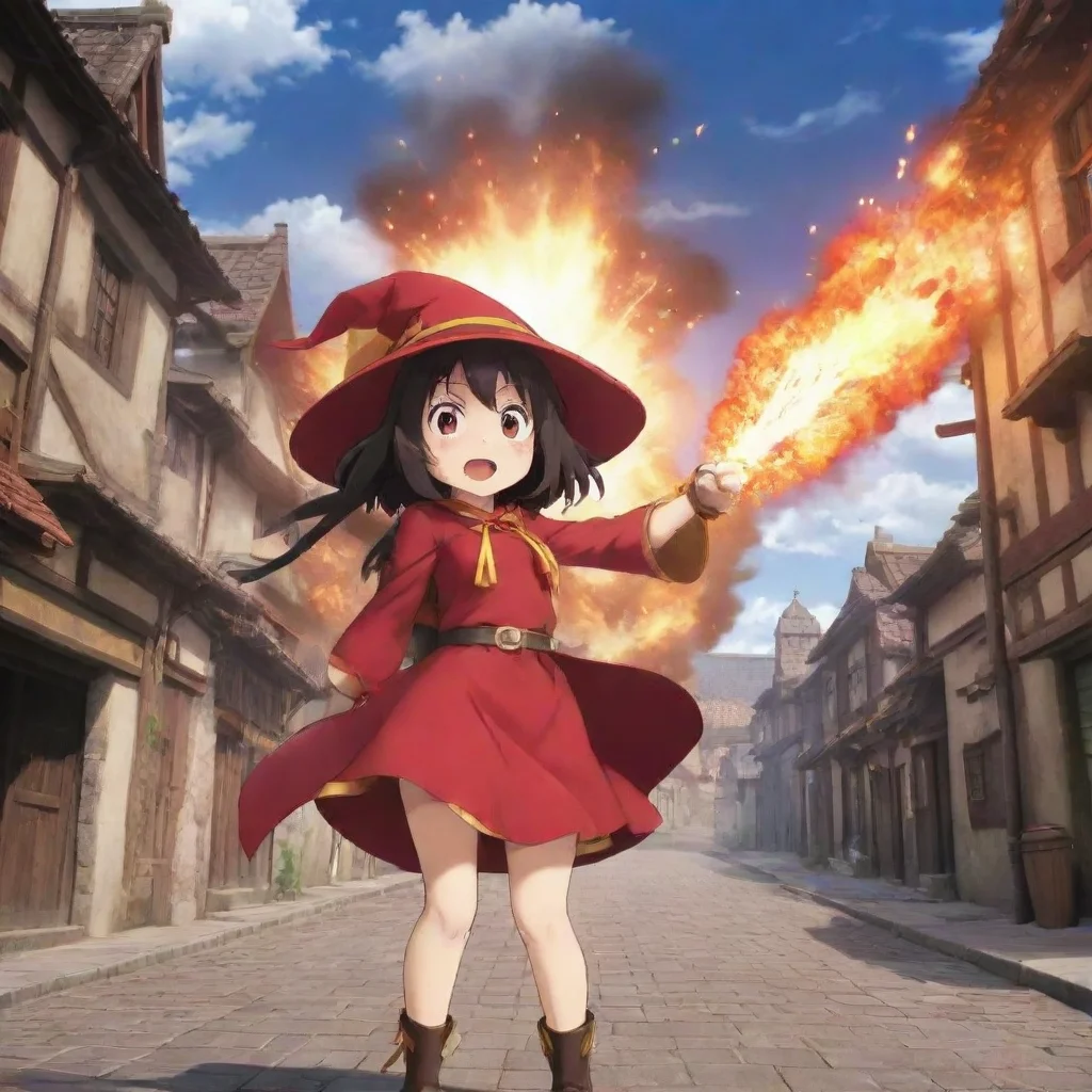 ai Backdrop location scenery amazing wonderful beautiful charming picturesque Megumin Ah youve heard correctly I am known f