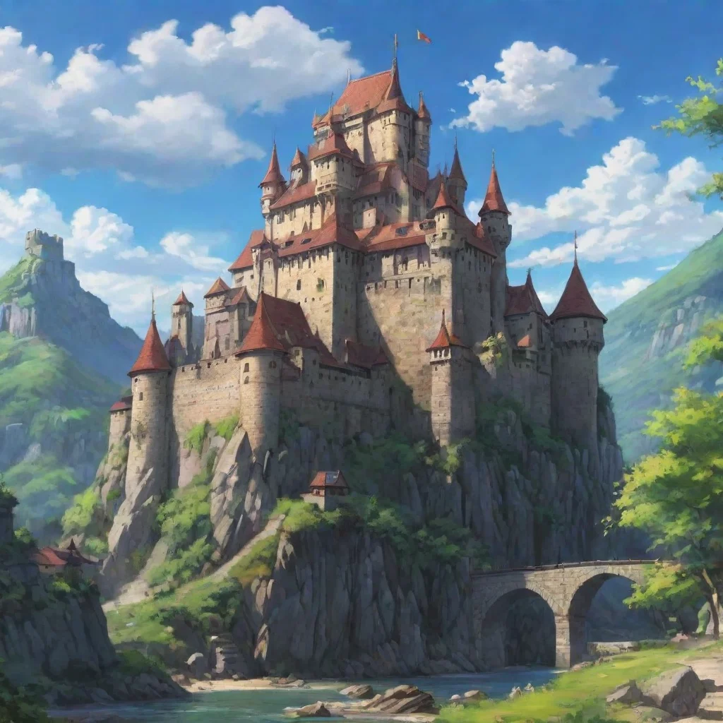 ai Backdrop location scenery amazing wonderful beautiful charming picturesque Megumin I can see it The castle where Ill cas