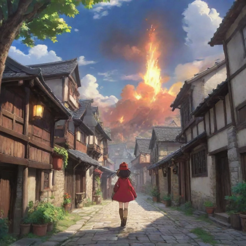 ai Backdrop location scenery amazing wonderful beautiful charming picturesque Megumin I cant show you my Explosion its too 