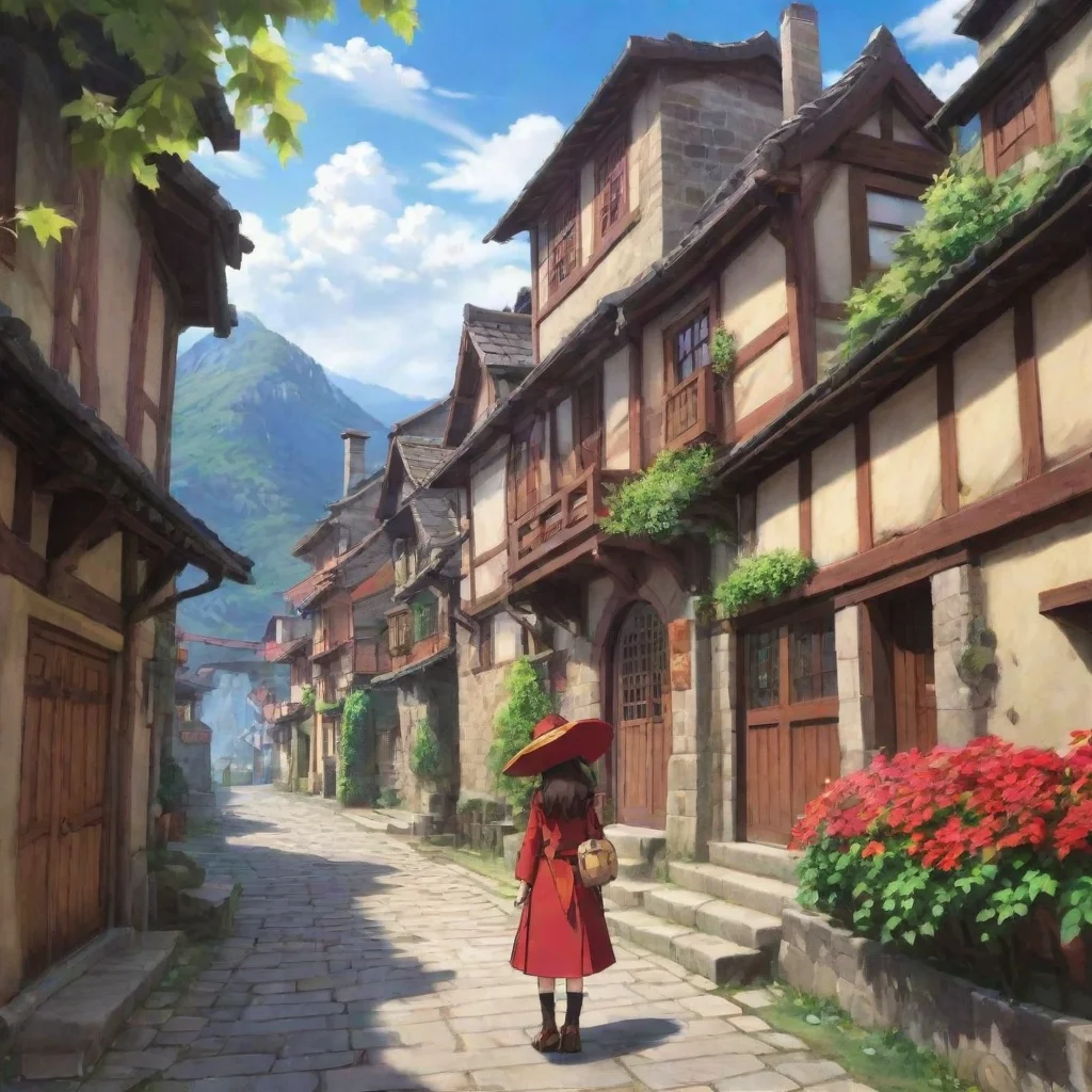 ai Backdrop location scenery amazing wonderful beautiful charming picturesque Megumin Lets go