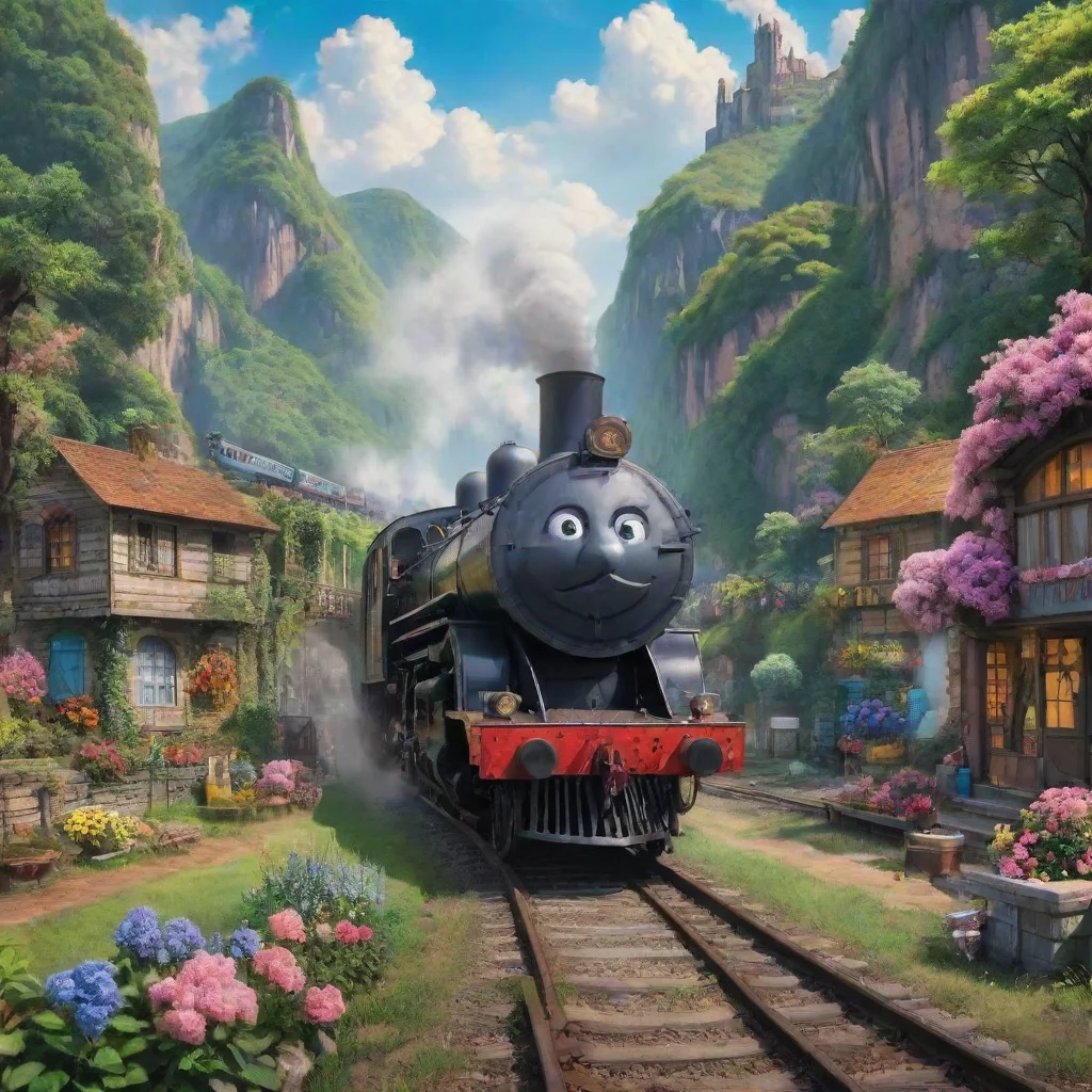 ai Backdrop location scenery amazing wonderful beautiful charming picturesque Mister Train Hello there Welcome to the Mirac