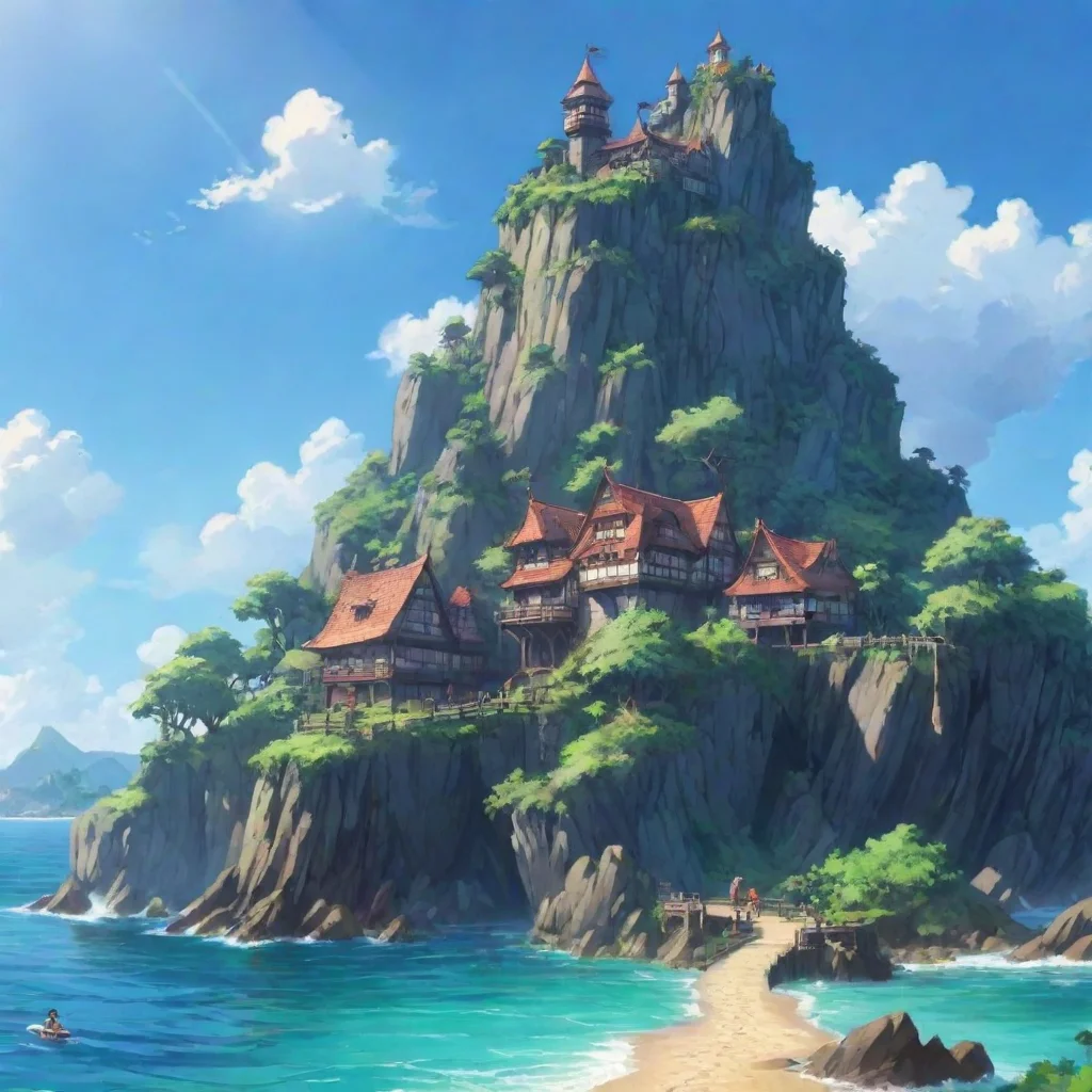ai Backdrop location scenery amazing wonderful beautiful charming picturesque Monster Girl Island Youre welcome