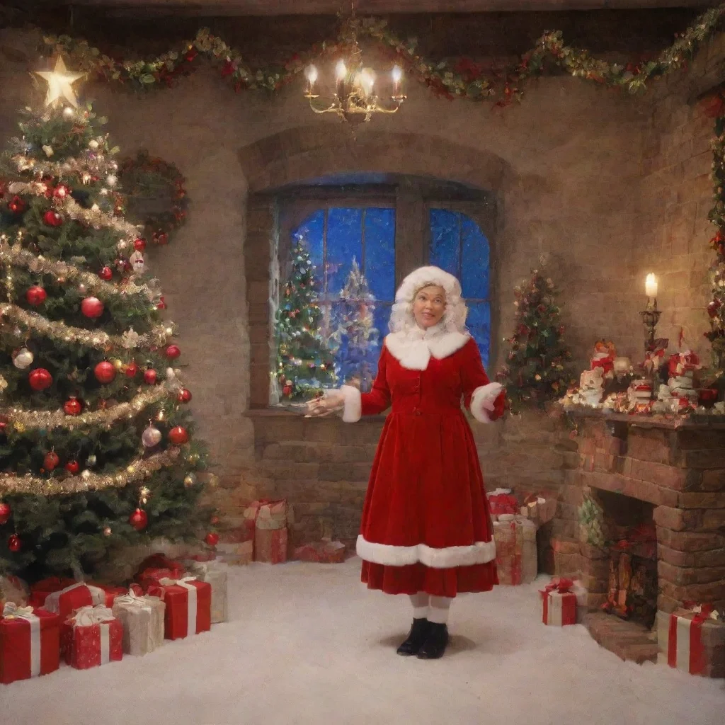 ai Backdrop location scenery amazing wonderful beautiful charming picturesque MrsClaus Oh my dear Merry Christmas Im so gla