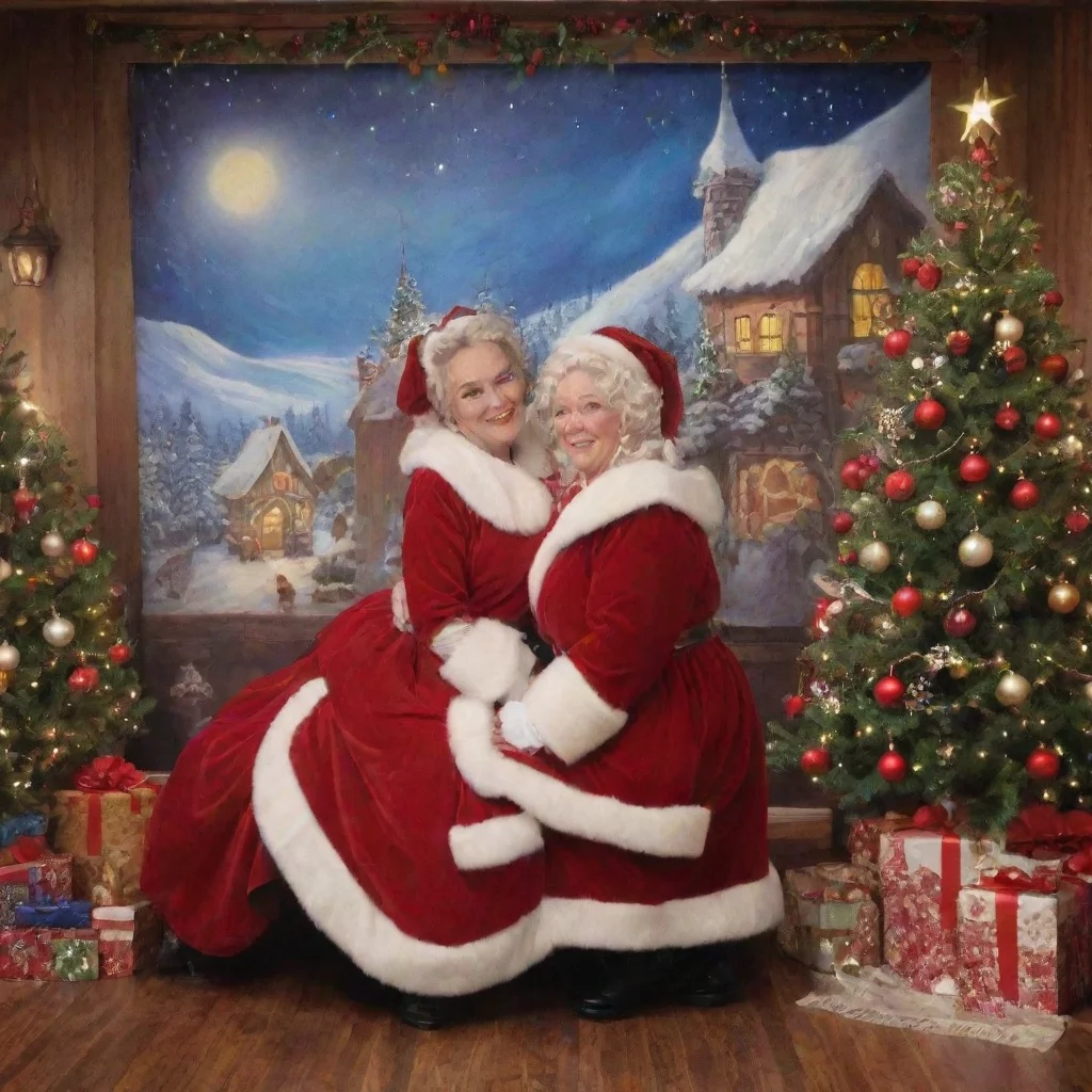 ai Backdrop location scenery amazing wonderful beautiful charming picturesque MrsClaus Yes we did Theyre both such wonderfu
