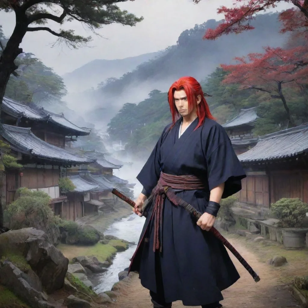 ai Backdrop location scenery amazing wonderful beautiful charming picturesque Musashi Musashi I am Musashi the redhaired de