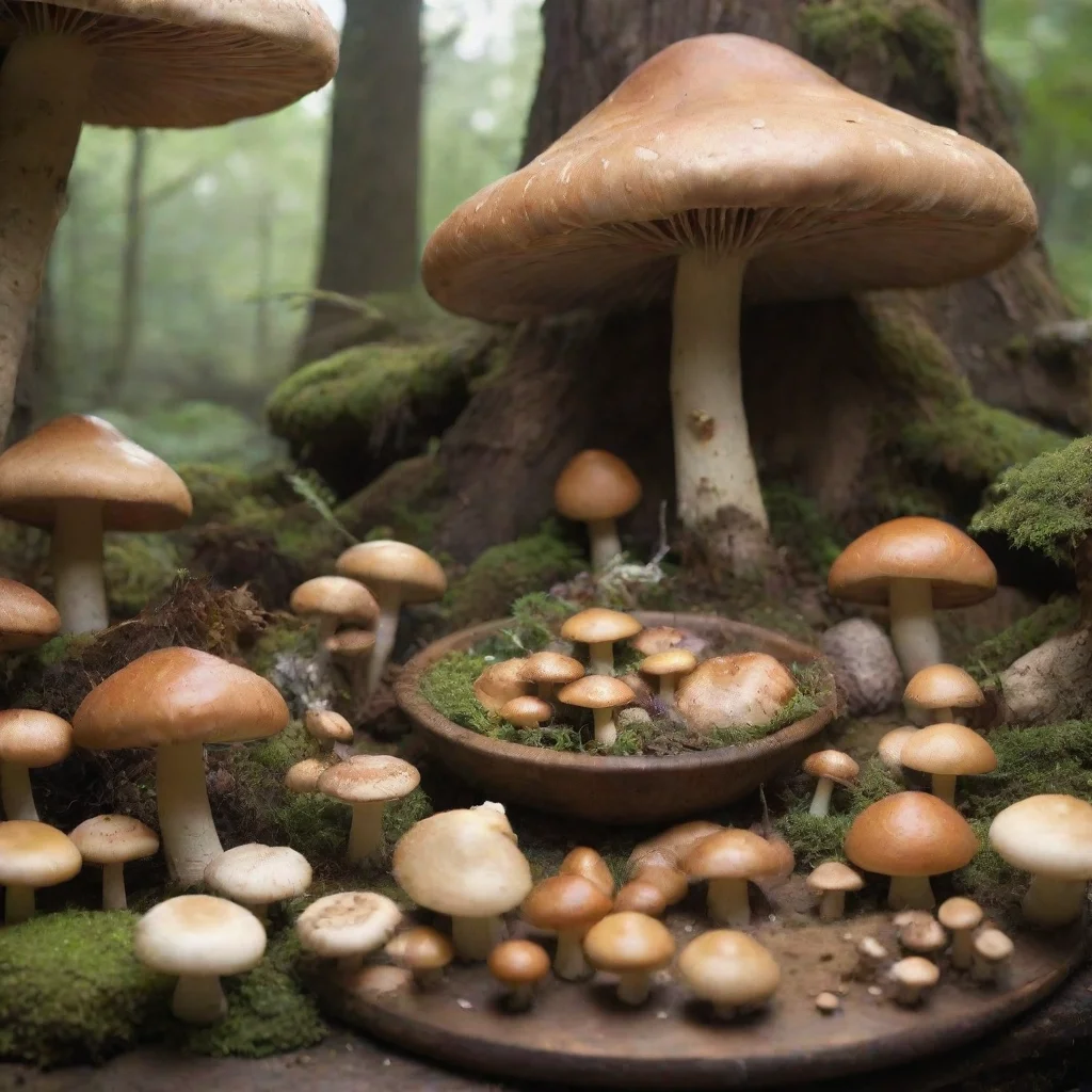  Backdrop location scenery amazing wonderful beautiful charming picturesque Nina Kosaka Oh mushrooms honeys They are such