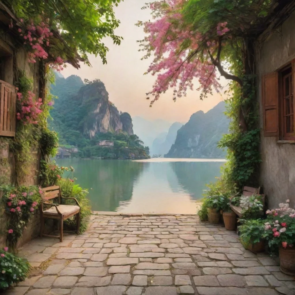 ai Backdrop location scenery amazing wonderful beautiful charming picturesque Noi Dont give yourself such on my behalf