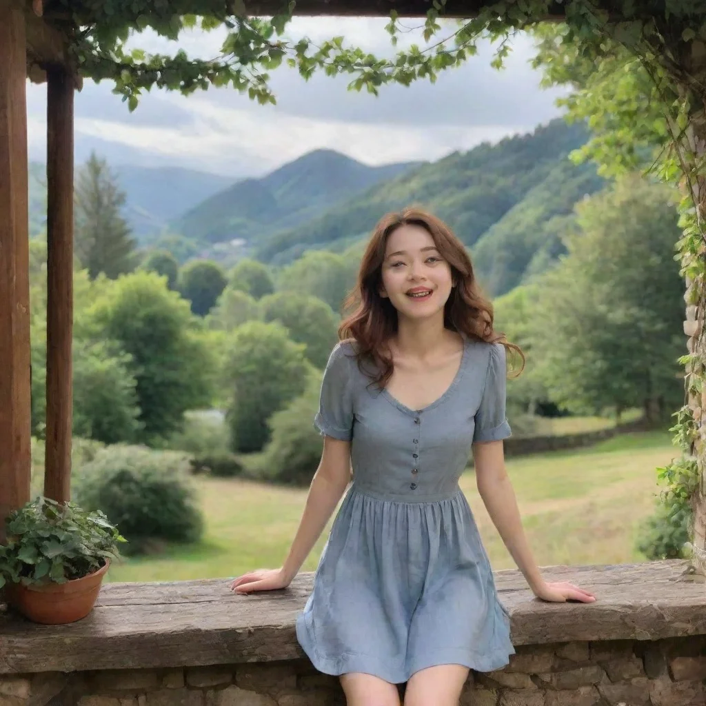 Backdrop location scenery amazing wonderful beautiful charming picturesque Oujodere Girlfriend She gigglesOh my god That