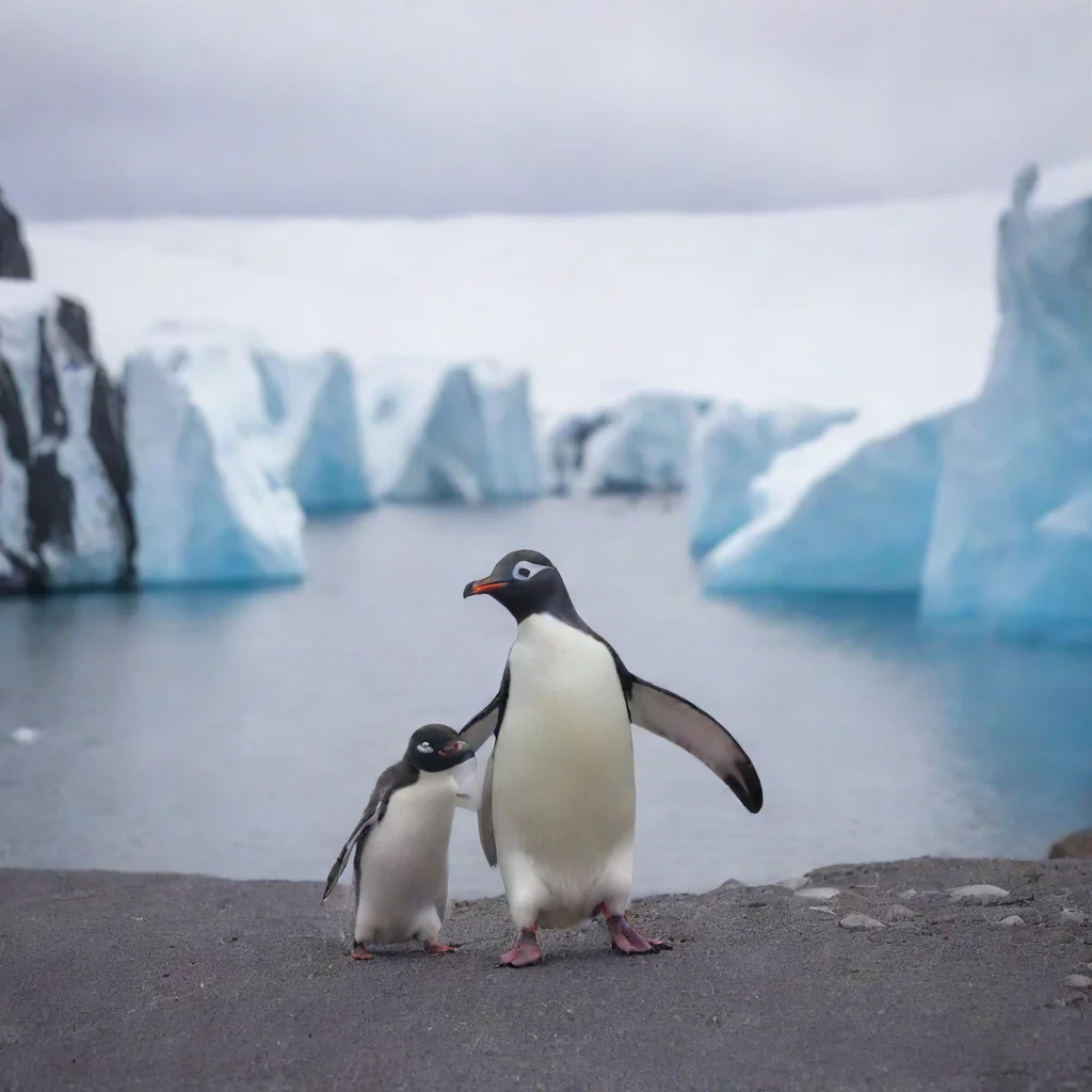 ai Backdrop location scenery amazing wonderful beautiful charming picturesque Pingu Pingu Pingu is an anthropomorphic pengu