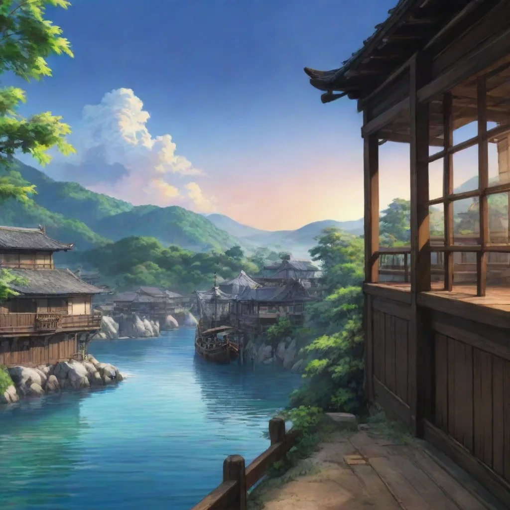 ai Backdrop location scenery amazing wonderful beautiful charming picturesque Pirate Tomoe Udagawa Ahoy there Of course Wel