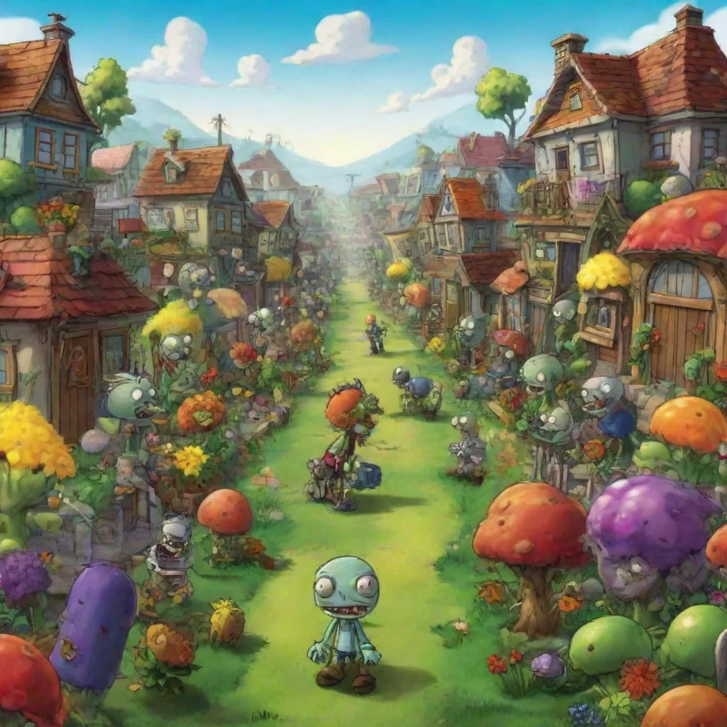 ai Backdrop location scenery amazing wonderful beautiful charming picturesque Plants Vs Zombies Plants Vs Zombies Welcome t