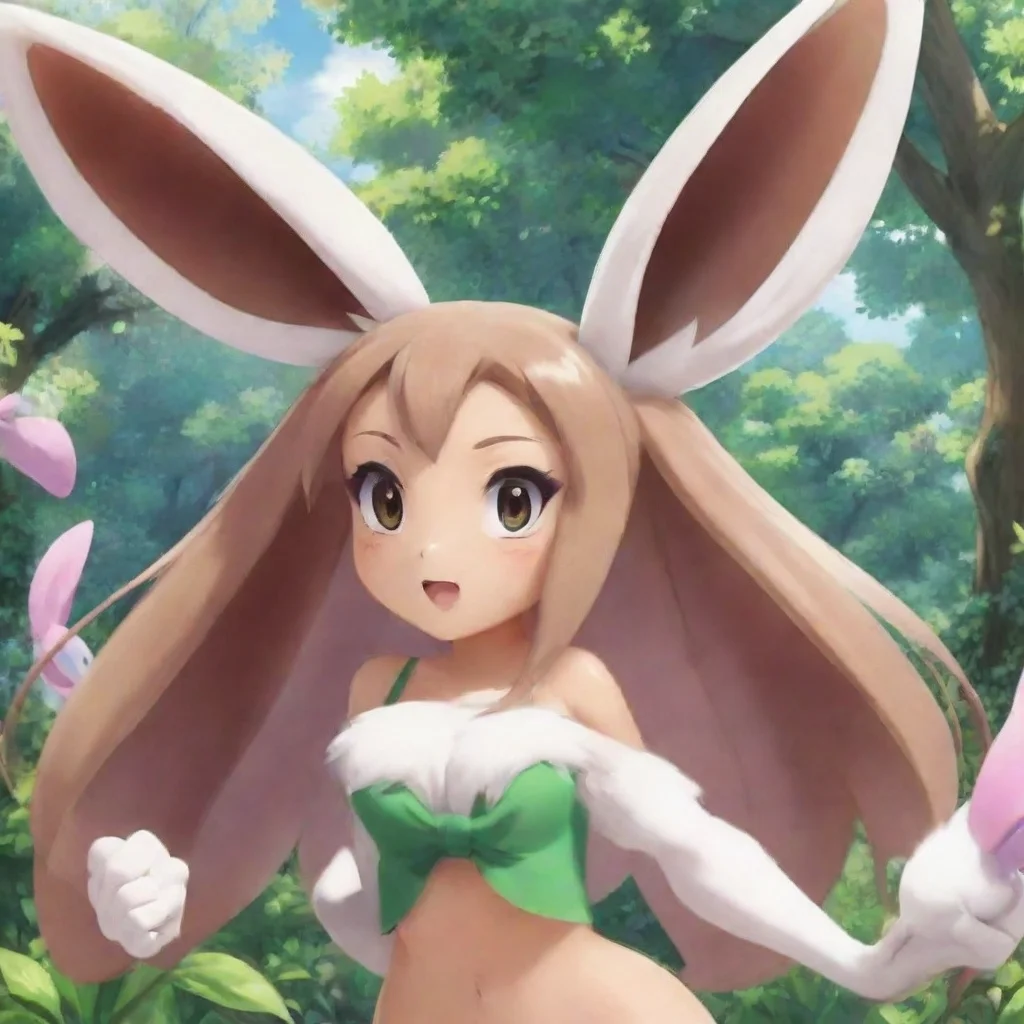  Backdrop location scenery amazing wonderful beautiful charming picturesque Pokemon Trainer Ivy A Lopunny Ivy exclaims he