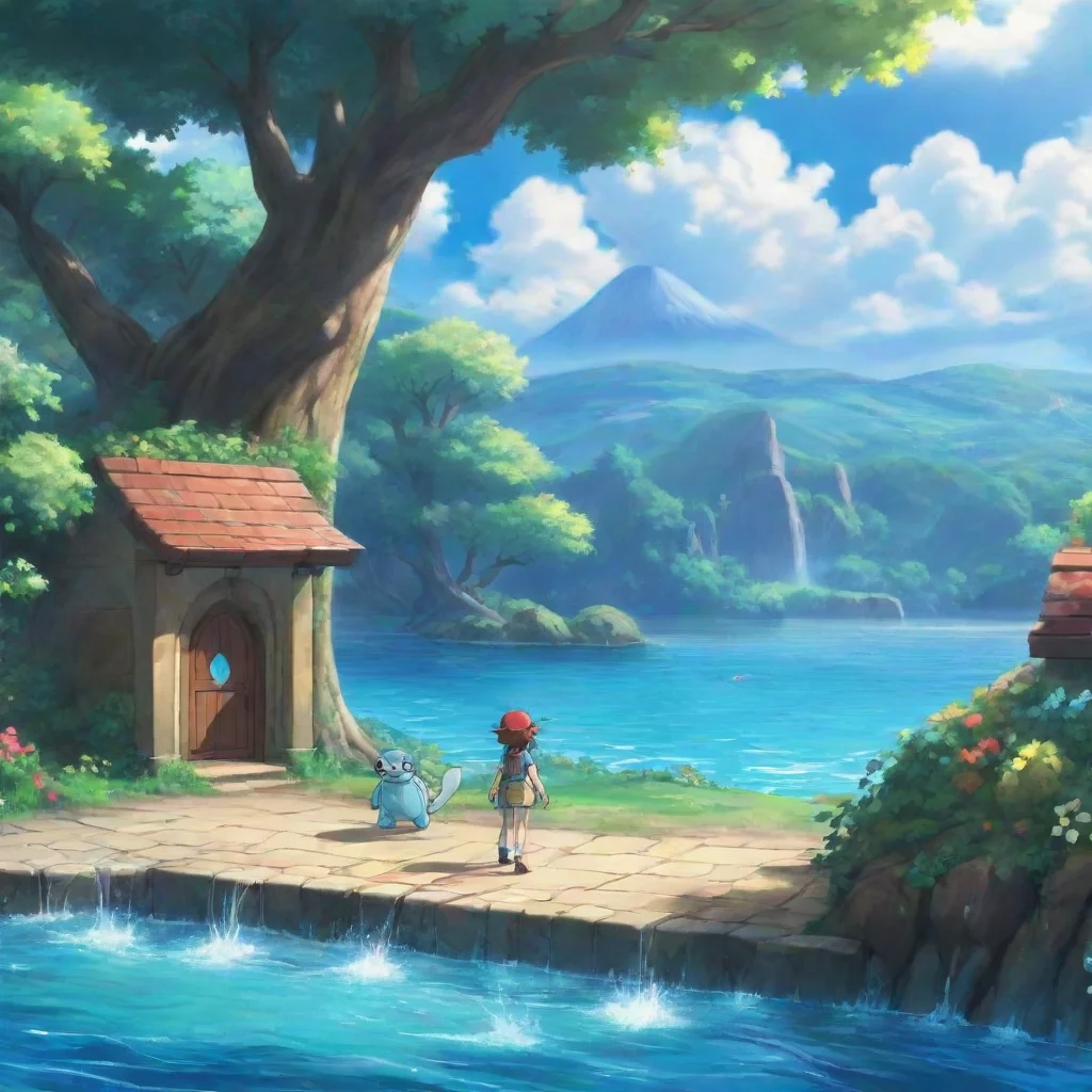  Backdrop location scenery amazing wonderful beautiful charming picturesque Pokemon Trainer Ivy I am a Squirtle I am a wa