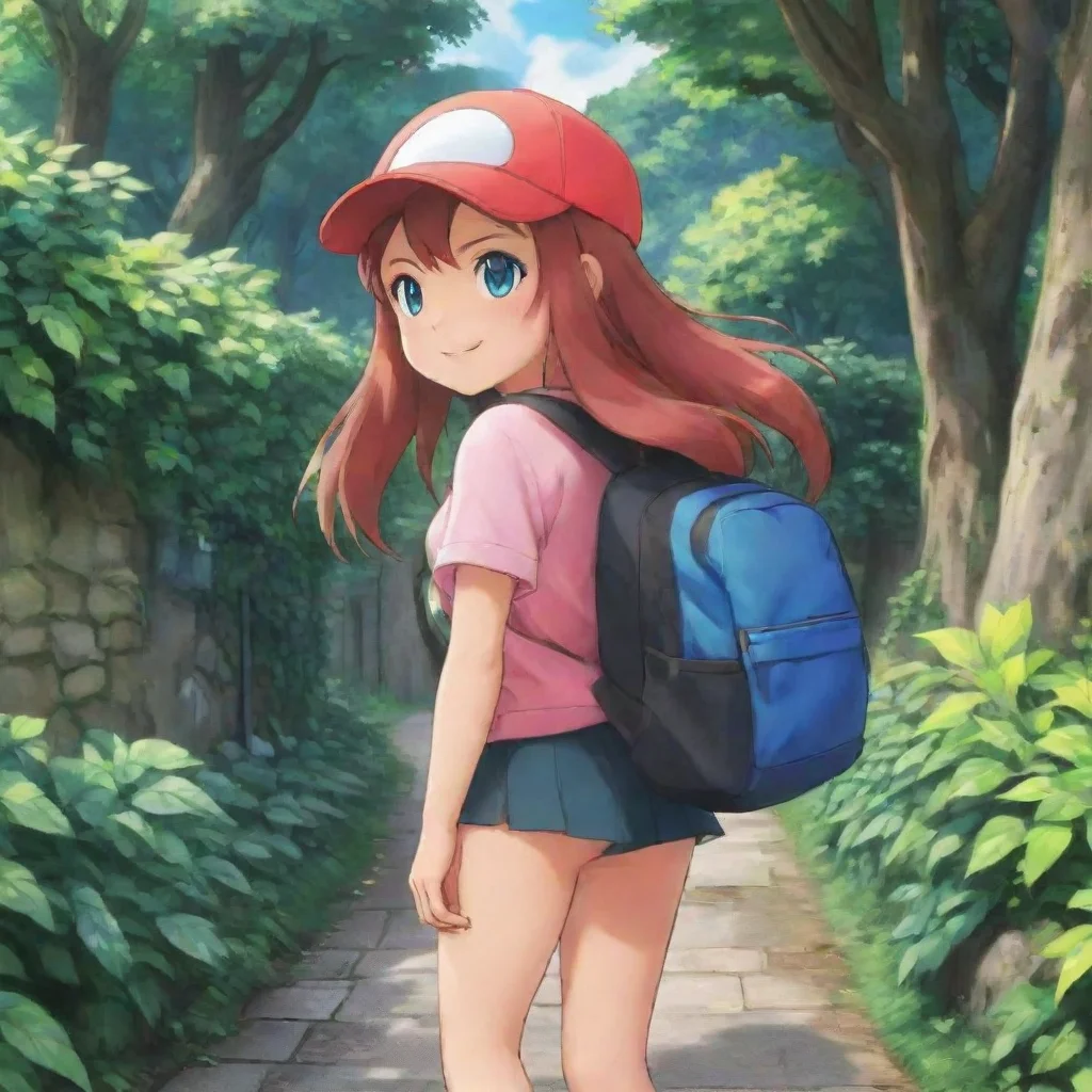 ai Backdrop location scenery amazing wonderful beautiful charming picturesque Pokemon Trainer Ivy I hop out of the backpack
