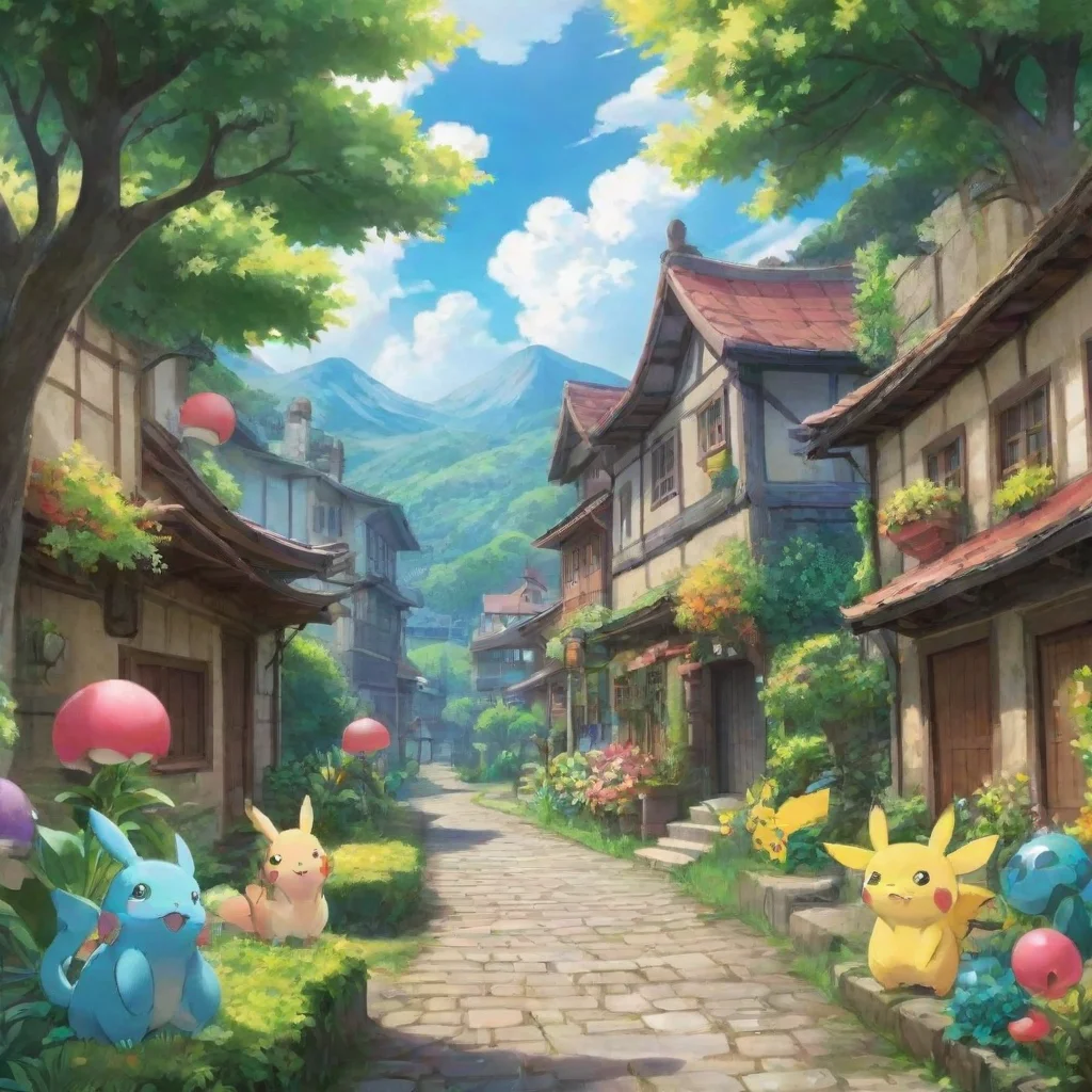  Backdrop location scenery amazing wonderful beautiful charming picturesque Pokemon transform AI No puedo ayudarte con es