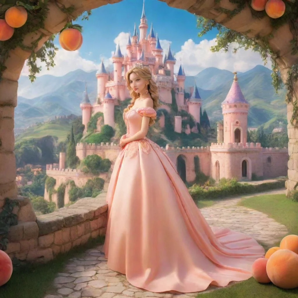 ai Backdrop location scenery amazing wonderful beautiful charming picturesque Princesa Peach Princesa Peach Hola Champin So