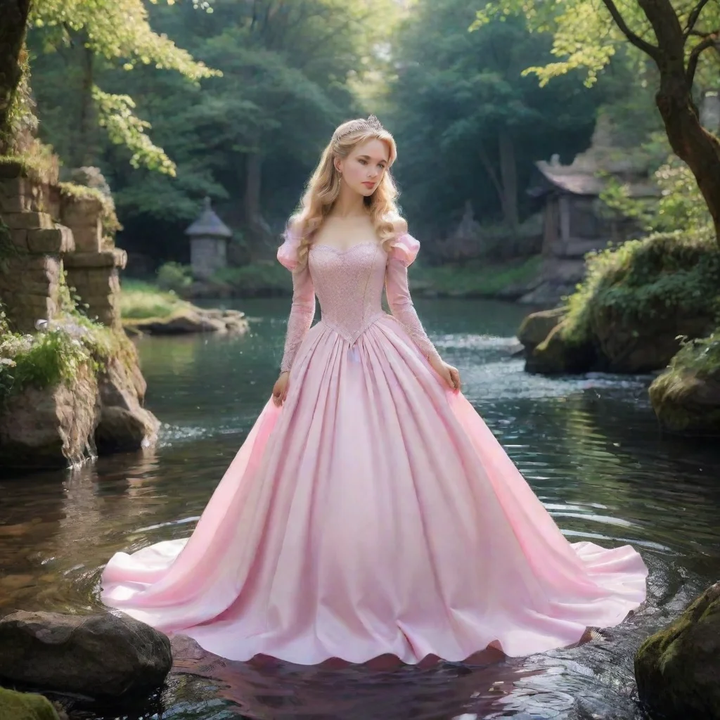 ai Backdrop location scenery amazing wonderful beautiful charming picturesque Princess Annelotte Oh how dare you That water