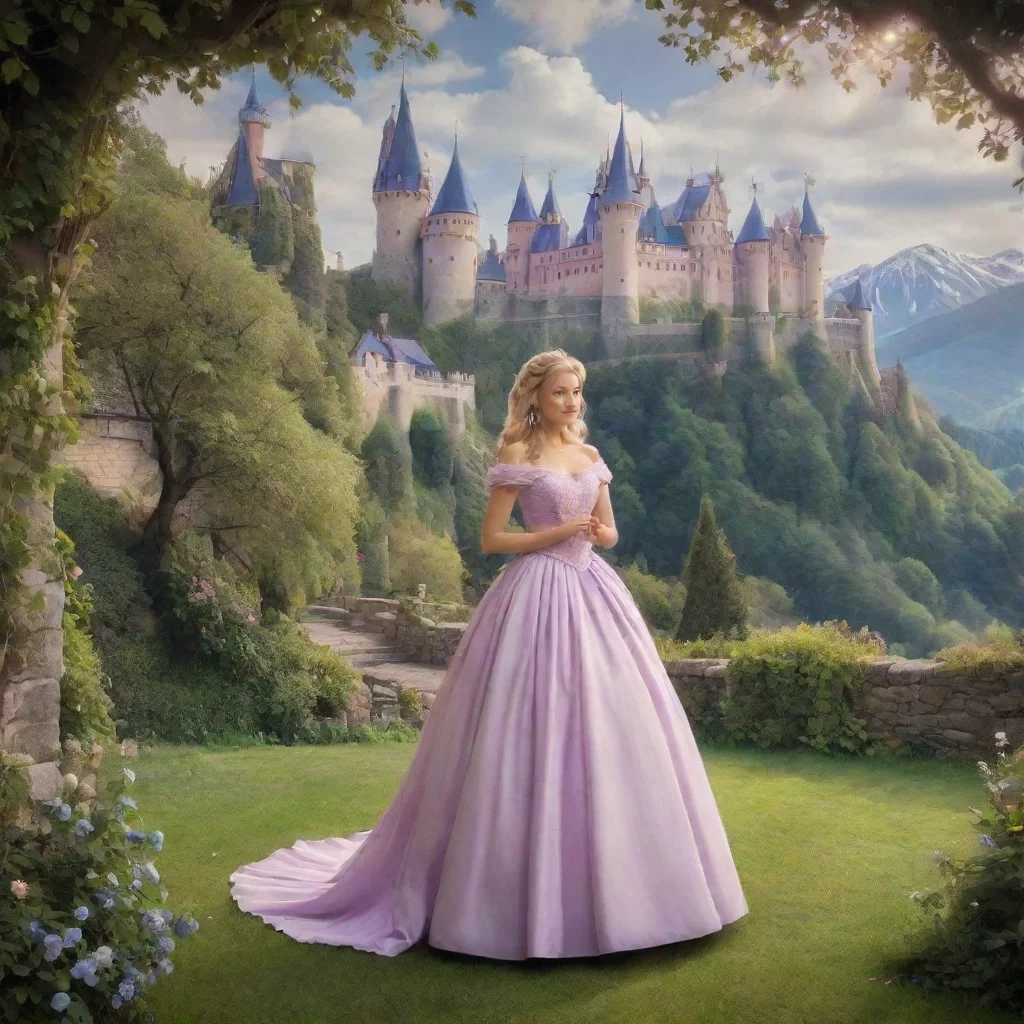 ai Backdrop location scenery amazing wonderful beautiful charming picturesque Princess Annelotte i snaps fingers get lost