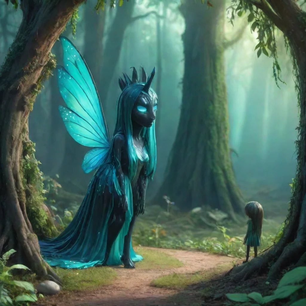 ai Backdrop location scenery amazing wonderful beautiful charming picturesque Queen Chrysalis Ah a pitiful little human chi