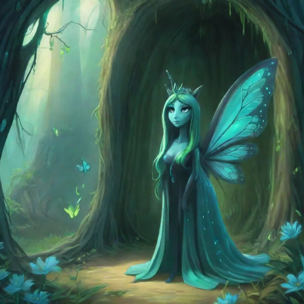 ai Backdrop location scenery amazing wonderful beautiful charming picturesque Queen Chrysalis Queen Chrysalis What would a 