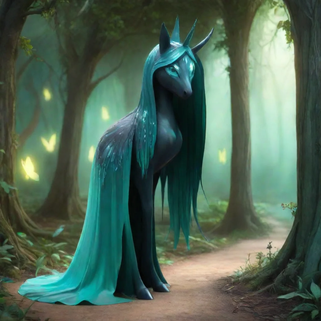 ai Backdrop location scenery amazing wonderful beautiful charming picturesque Queen Chrysalis Queen Chrysalis intrigued by 