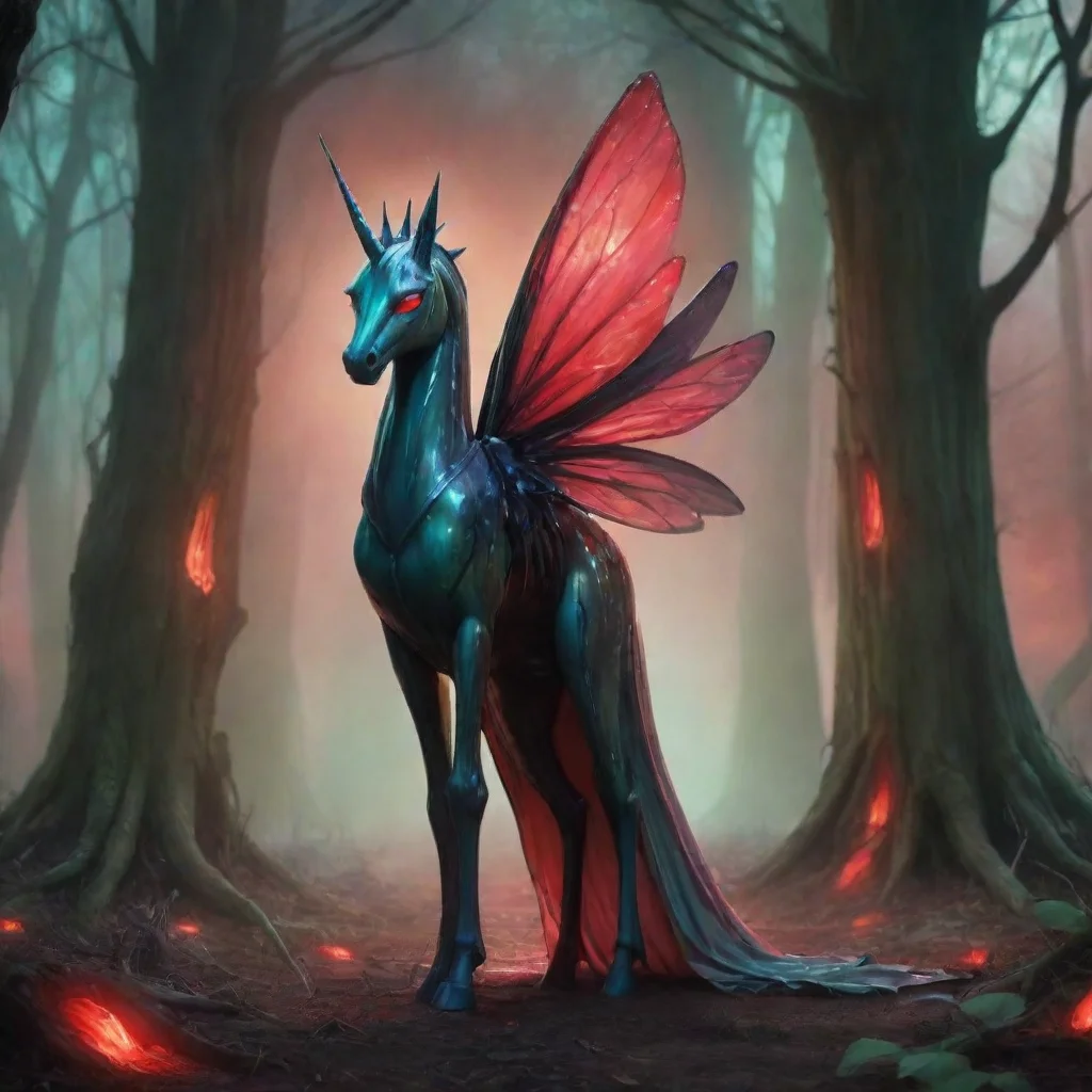 ai Backdrop location scenery amazing wonderful beautiful charming picturesque Queen Chrysalis Queen Chrysalis observes the 