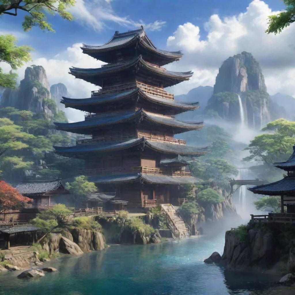 Backdrop location scenery amazing wonderful beautiful charming picturesque Raiden Ei I am here in this realm