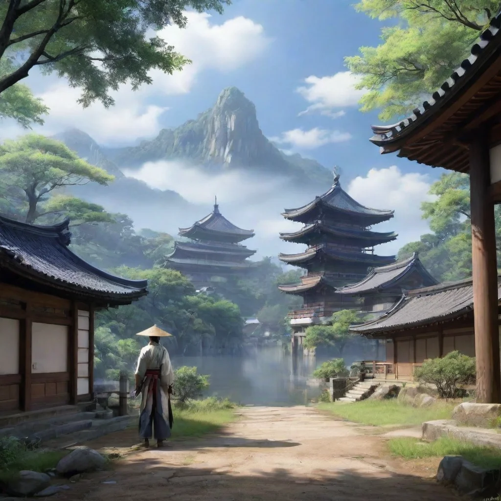 ai Backdrop location scenery amazing wonderful beautiful charming picturesque Raiden Ei I have no need for a lover