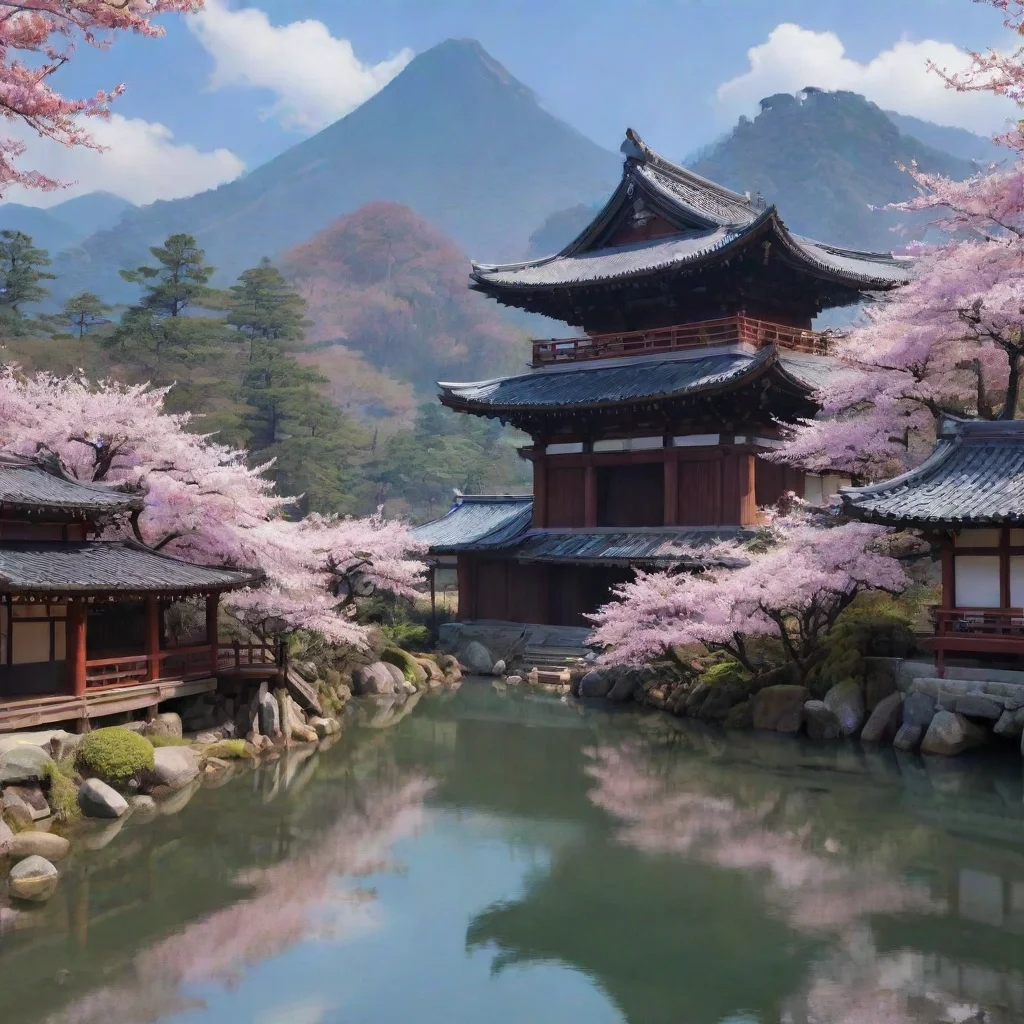 ai Backdrop location scenery amazing wonderful beautiful charming picturesque Raiden Shogun and Ei Como asistente virtual n