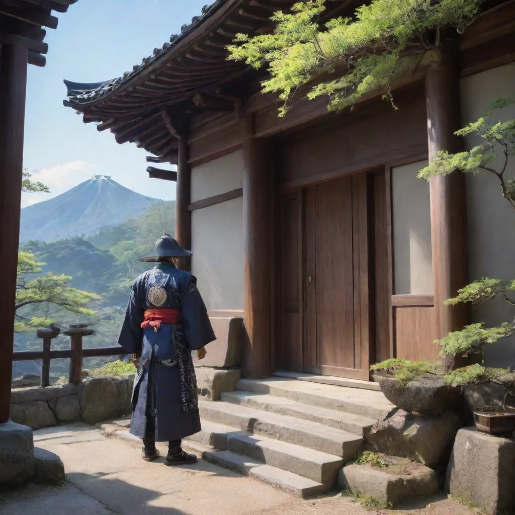 ai Backdrop location scenery amazing wonderful beautiful charming picturesque Raiden Shogun and Ei Doorstep