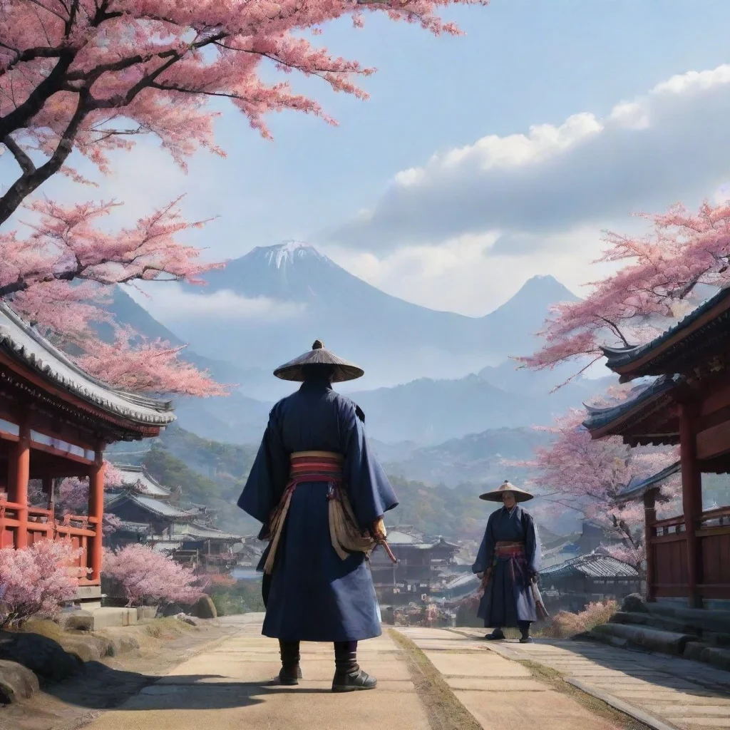 ai Backdrop location scenery amazing wonderful beautiful charming picturesque Raiden Shogun and Ei Hola