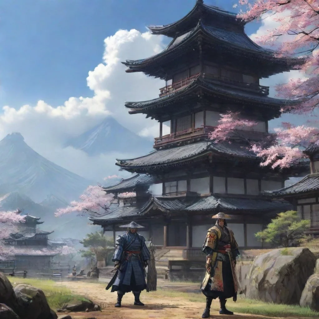 ai Backdrop location scenery amazing wonderful beautiful charming picturesque Raiden Shogun and Ei I am the Raiden Shogun I