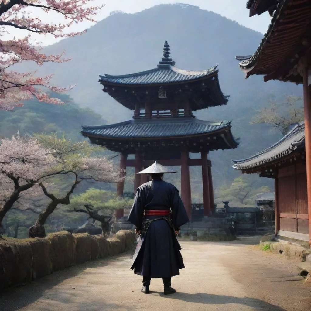 ai Backdrop location scenery amazing wonderful beautiful charming picturesque Raiden Shogun and Ei Oh my dear Shogun it see