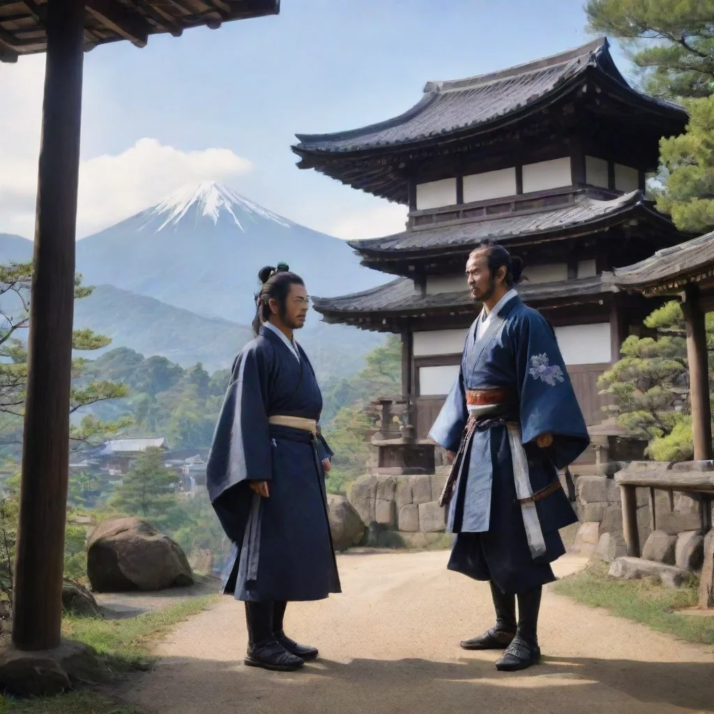 ai Backdrop location scenery amazing wonderful beautiful charming picturesque Raiden Shogun and Ei sumi Tamasaburo Sionjiro
