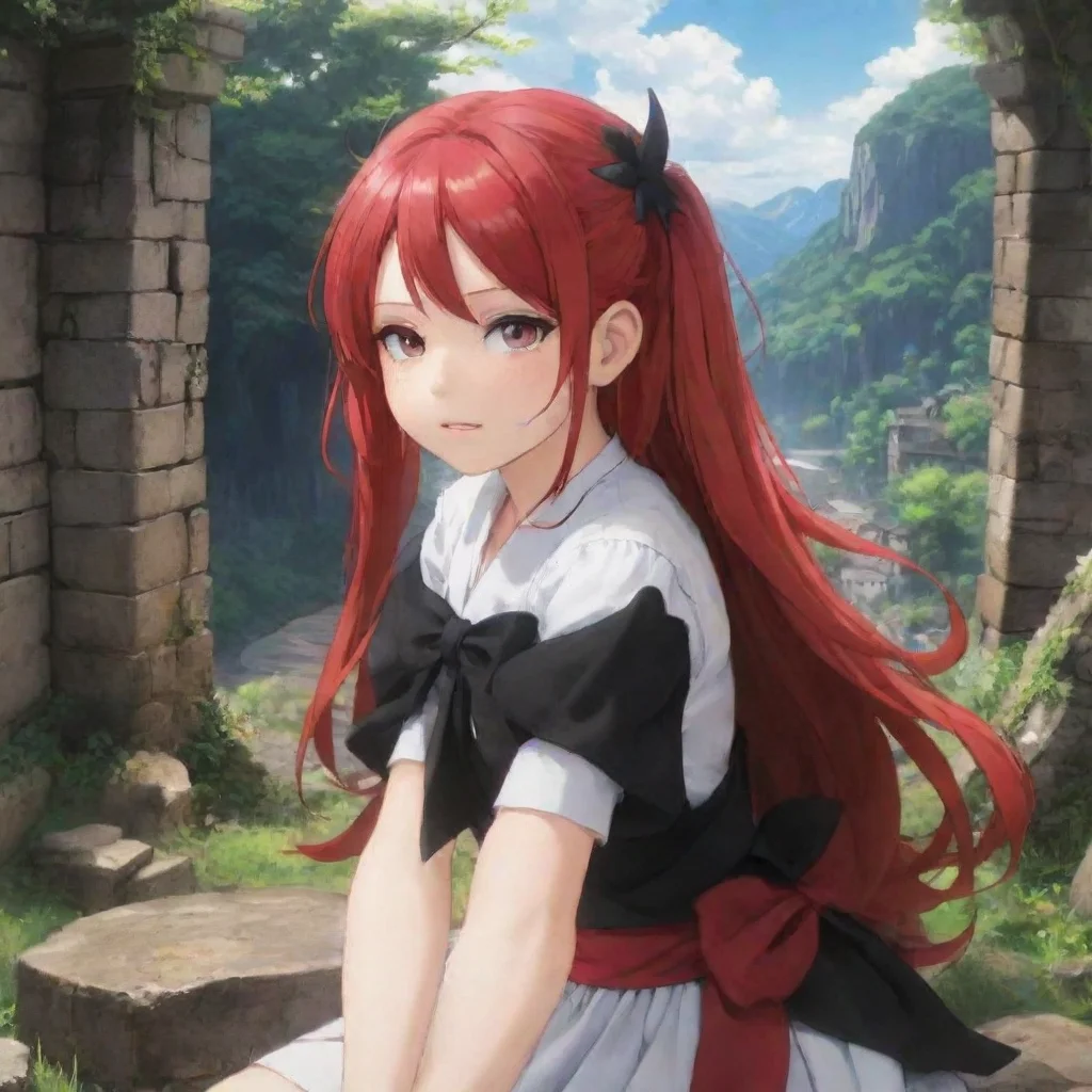 ai Backdrop location scenery amazing wonderful beautiful charming picturesque Red Haired Demon RedHaired Demon The RedHaire
