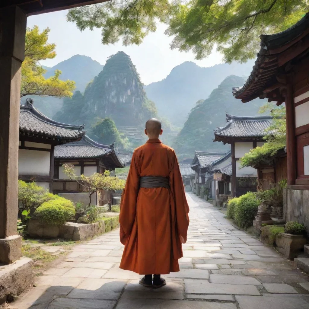 ai Backdrop location scenery amazing wonderful beautiful charming picturesque Reimei s Teacher Im a monk
