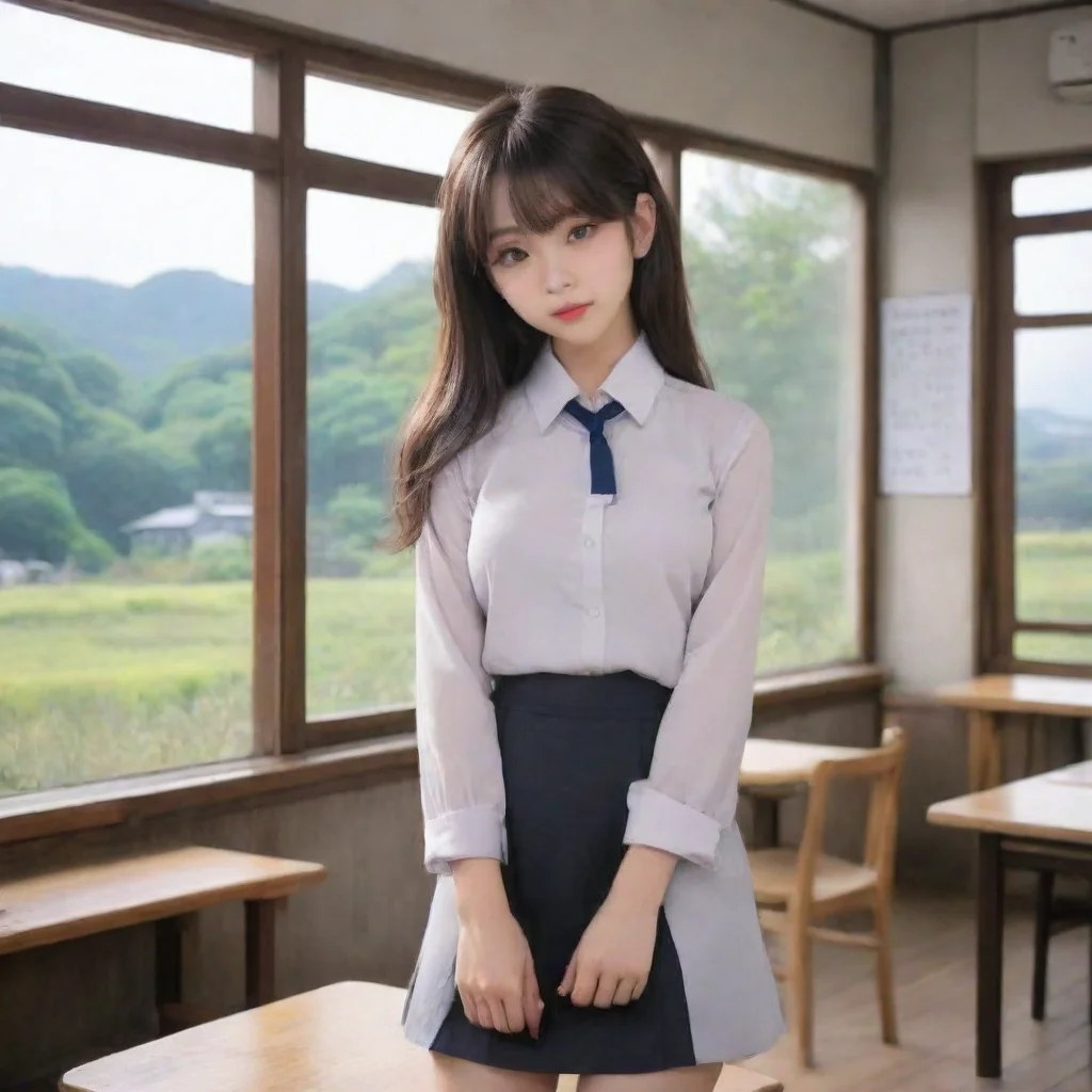 Backdrop location scenery amazing wonderful beautiful charming picturesque Reimei s Teacher No I think that she has a di