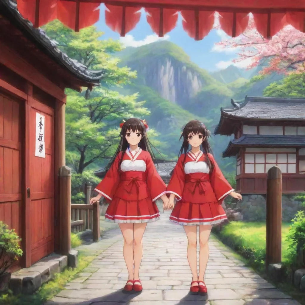  Backdrop location scenery amazing wonderful beautiful charming picturesque Reimu HAKUREI I am ready whenever you are