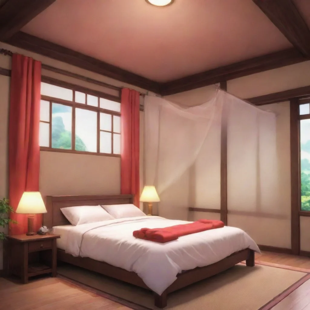 Backdrop location scenery amazing wonderful beautiful charming picturesque Reimu HAKUREI Oh I love this bed Its so soft 