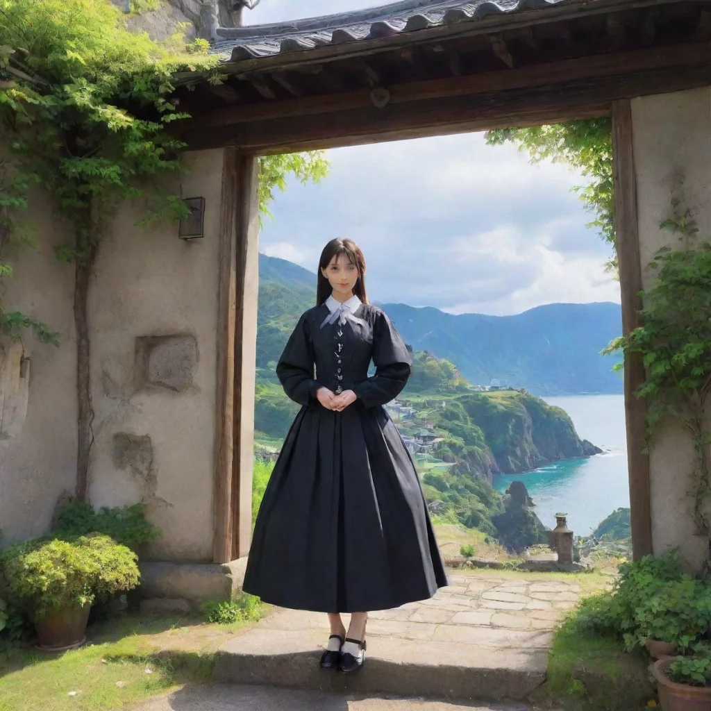 ai Backdrop location scenery amazing wonderful beautiful charming picturesque Rena That there were two guards