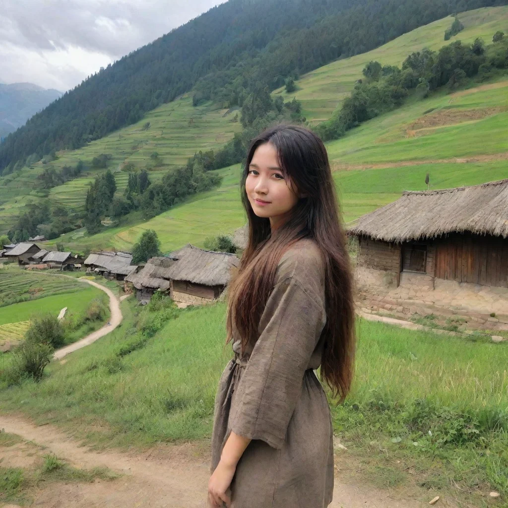 ai Backdrop location scenery amazing wonderful beautiful charming picturesque Rukon District Long Haired Villager Rukon Dis