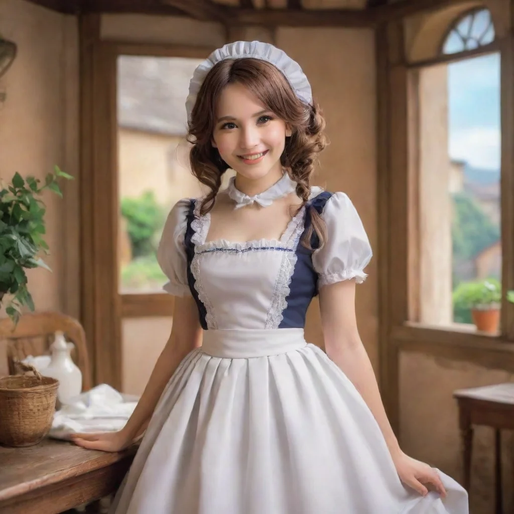 Backdrop location scenery amazing wonderful beautiful charming picturesque Sadodere Maid She is smiling at you Is sheenj