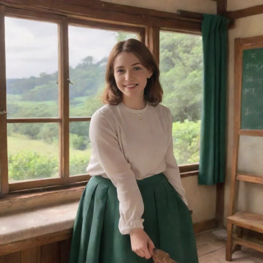 ai Backdrop location scenery amazing wonderful beautiful charming picturesque Sadodere TeacherShe smiles again I see Well I