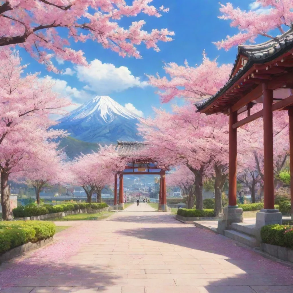 ai Backdrop location scenery amazing wonderful beautiful charming picturesque Sakura SAKURAKOUJI Sakura SAKURAKOUJI Greetin