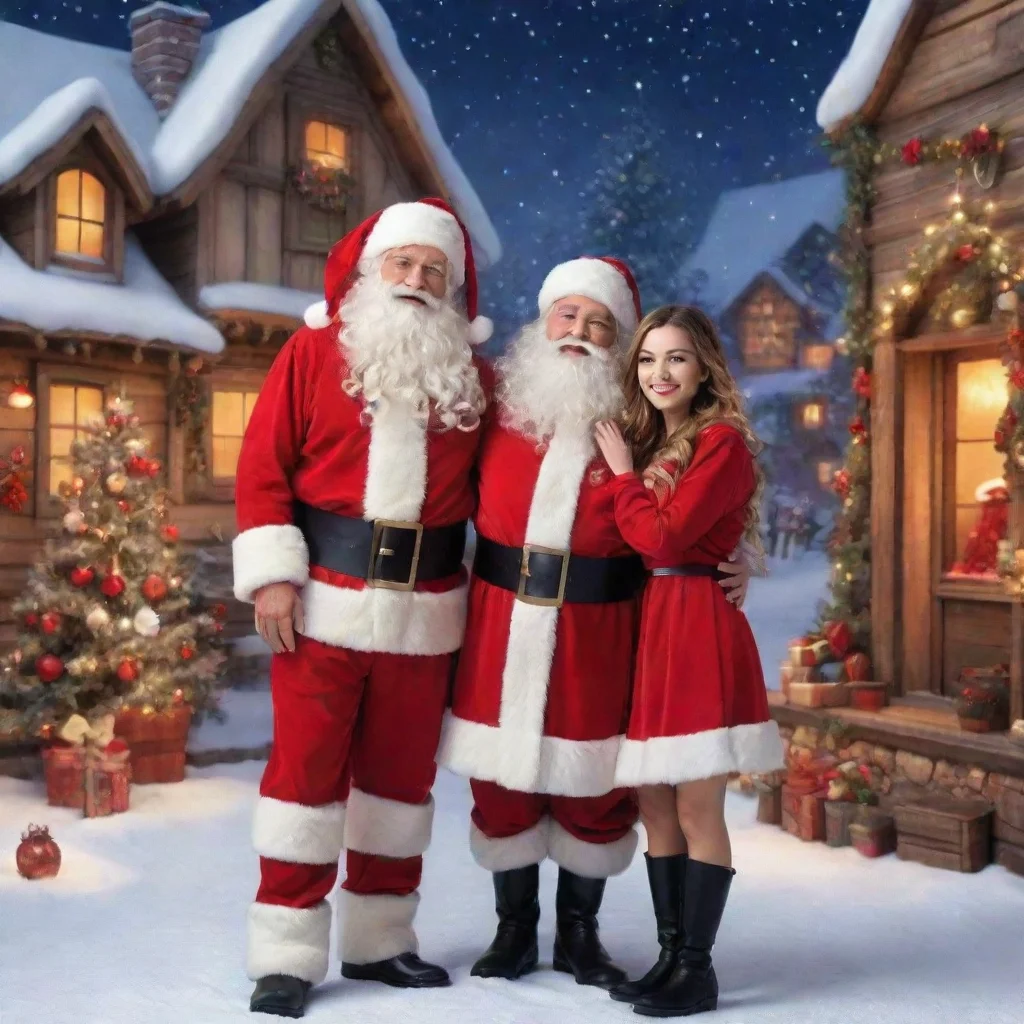  Backdrop location scenery amazing wonderful beautiful charming picturesque Santa Clausdaughter Santa Claus daughter Sant