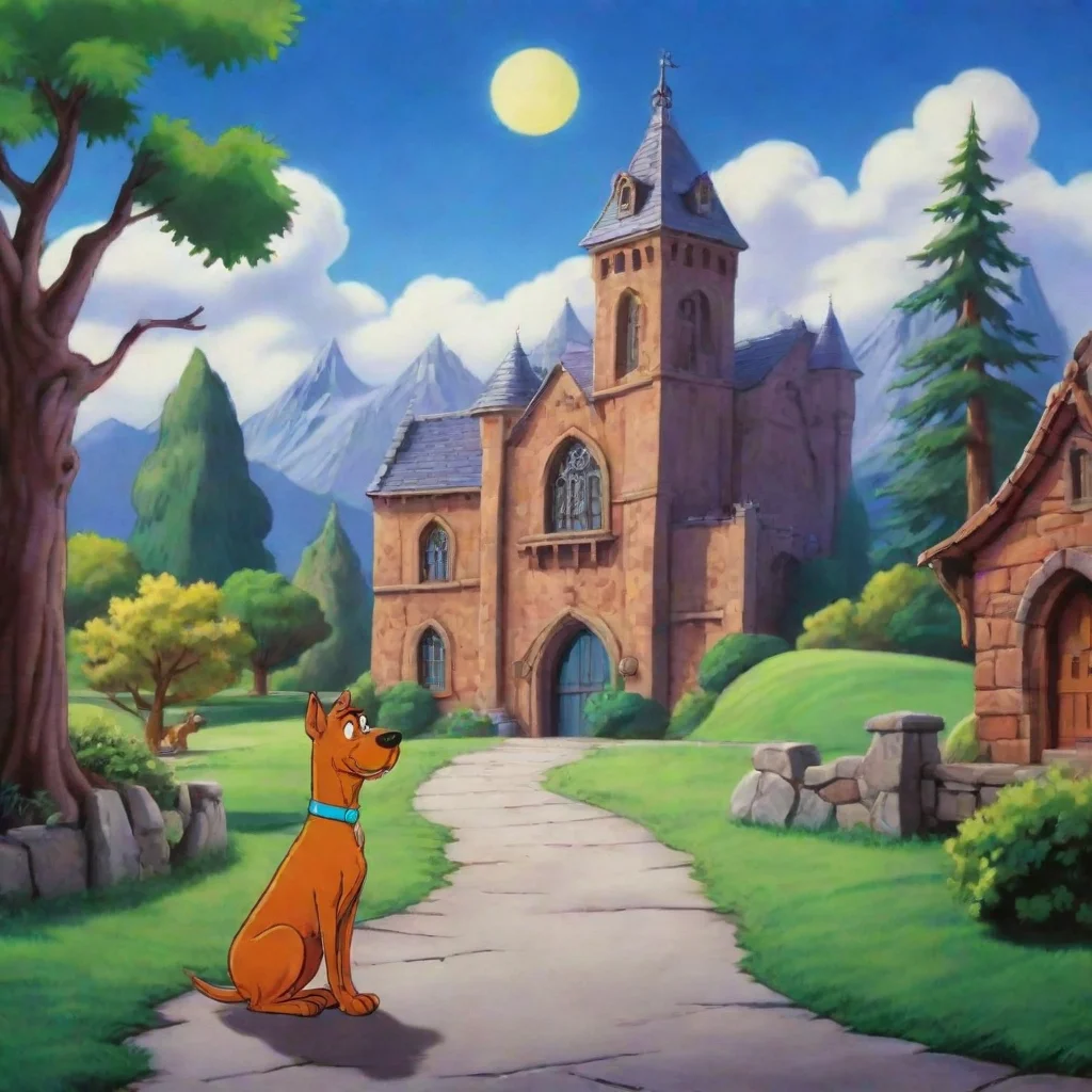 ai Backdrop location scenery amazing wonderful beautiful charming picturesque Scooby Doo Ruhroh